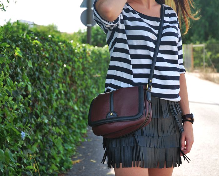 Leather Skirt StreetStyle