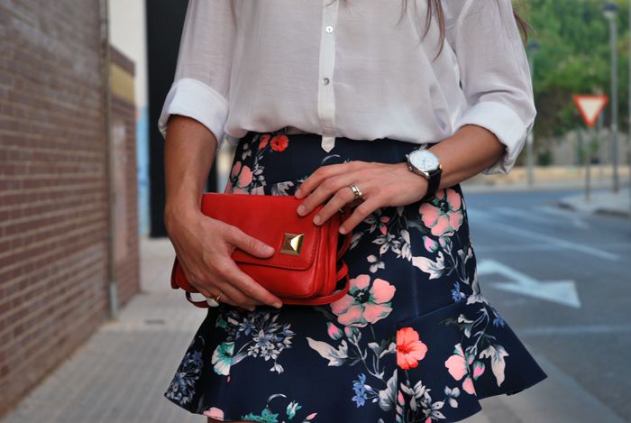 Floral Skirt StreetStyle