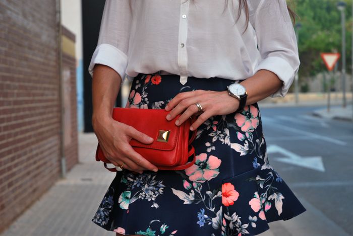 Floral Skirt StreetStyle