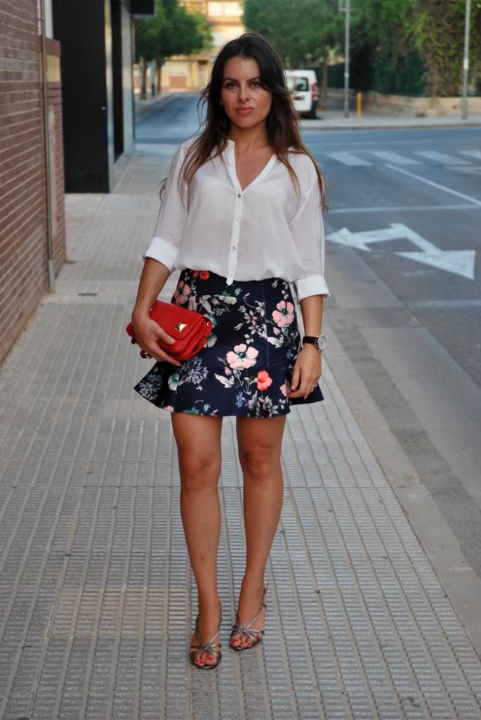 Floral Skirt StreetStyle