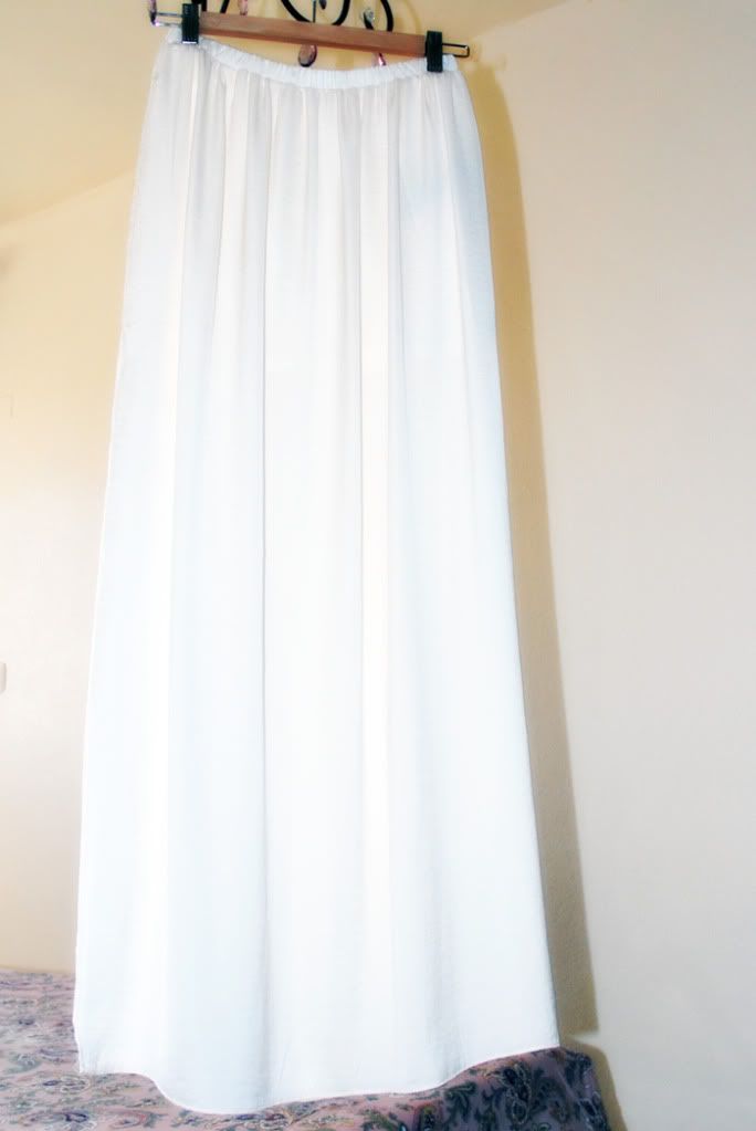 Falda larga aberturas