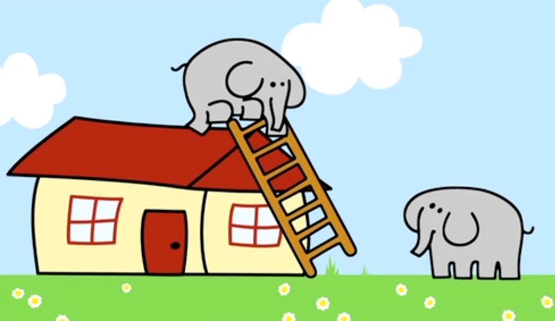 Elephants on the roof?