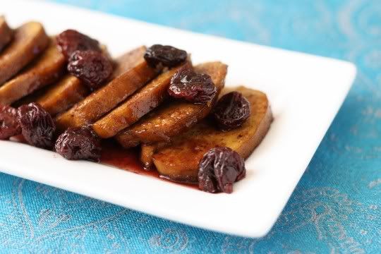 Duck Breasts with Pinot Noir and Cherry Sauce