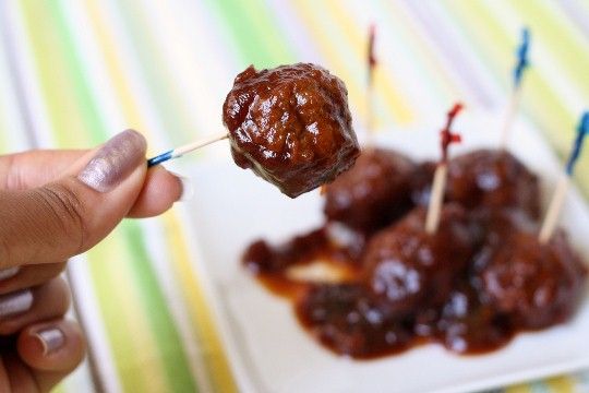 Chipotle Barbecue Meatballs