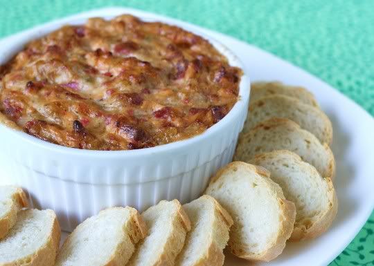 Hot Caramelized Onion Bacon Dip