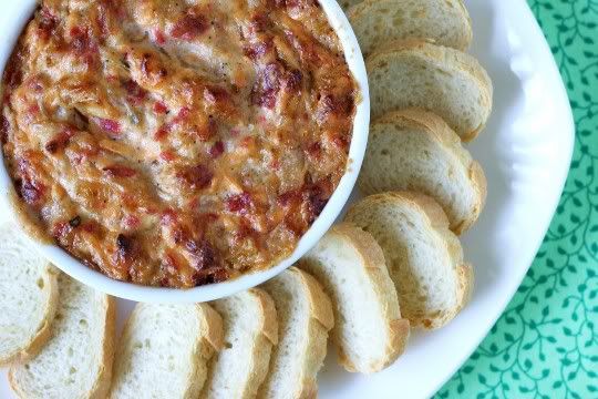 Hot Caramelized Onion Bacon Dip