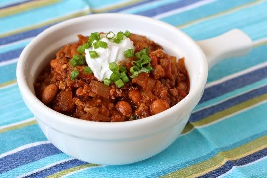 Smoky Beef and Bacon Chili