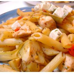 Greek Penne and Chicken