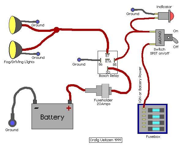 Fog Light Relay Wiring Diagram