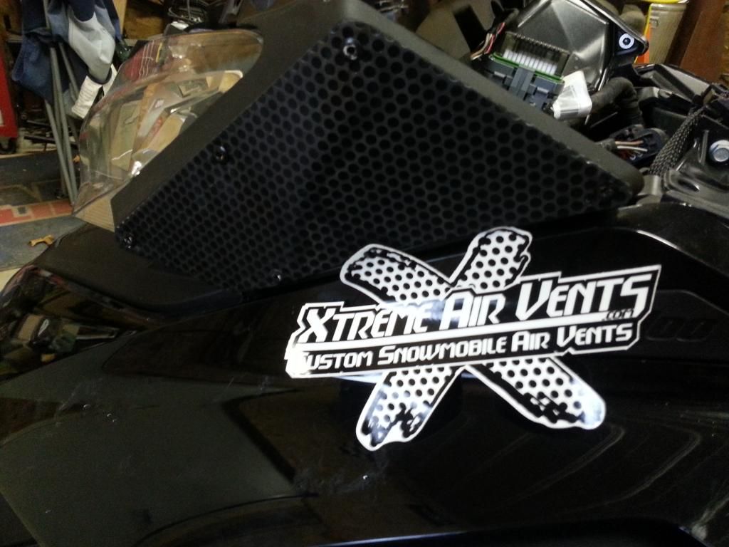 Xtreme Vents Installed! SkiDoo Snowmobiles Forum