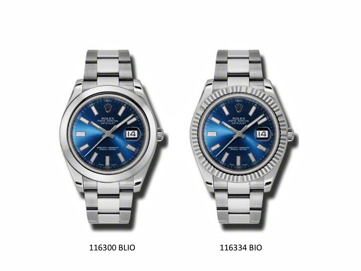 datejust blue dial