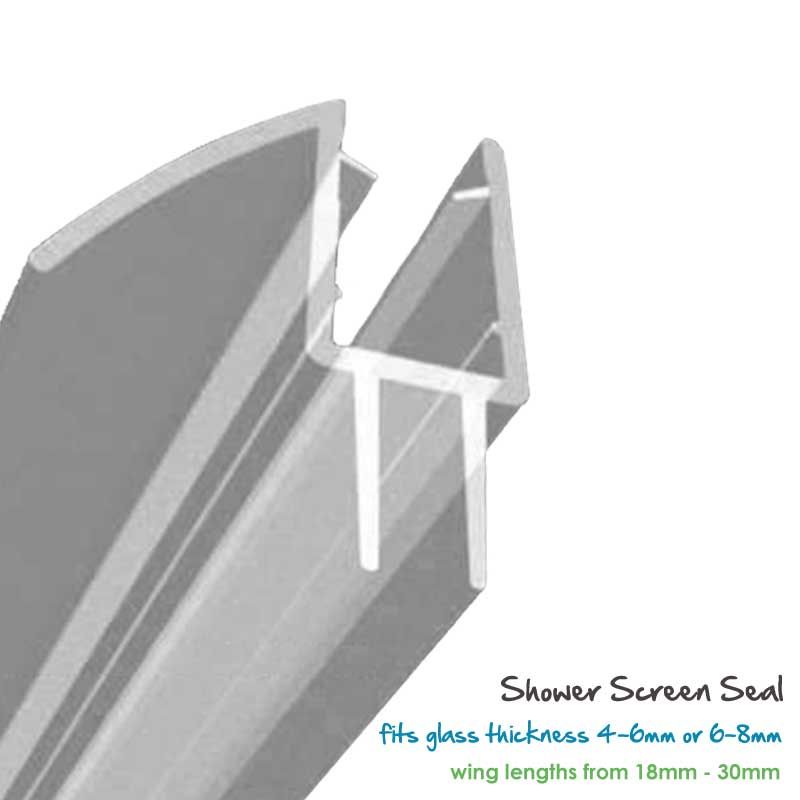 Universal Bath Shower Screen Door Seal 900mm Quality Rubber Plastic Seal NEW eBay