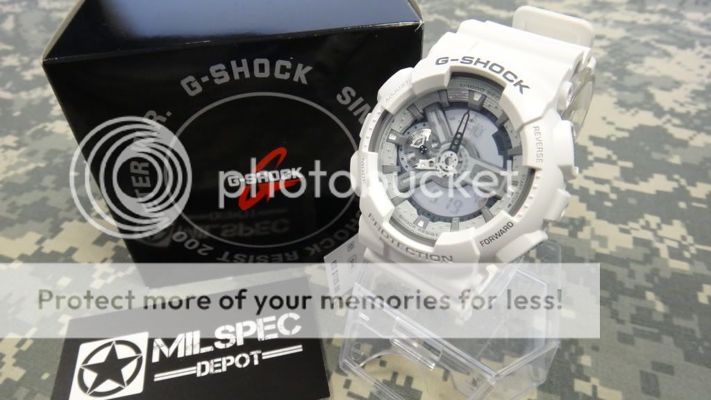 Casio G Shock GA110C 7 White XL Gshock GA110C7  