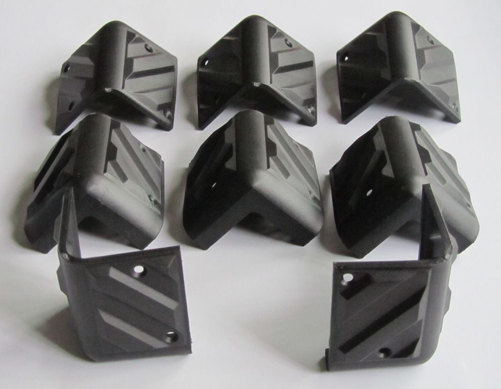8x Small Plastic Guitar Amplifier Protector Corner Speaker