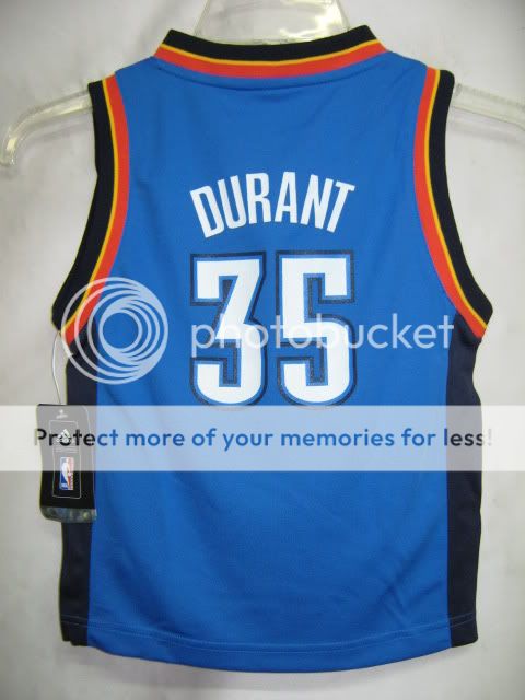 NBA Kids Oklahoma City Thunder Revolution 30 Jersey Kevin Durant Blue 