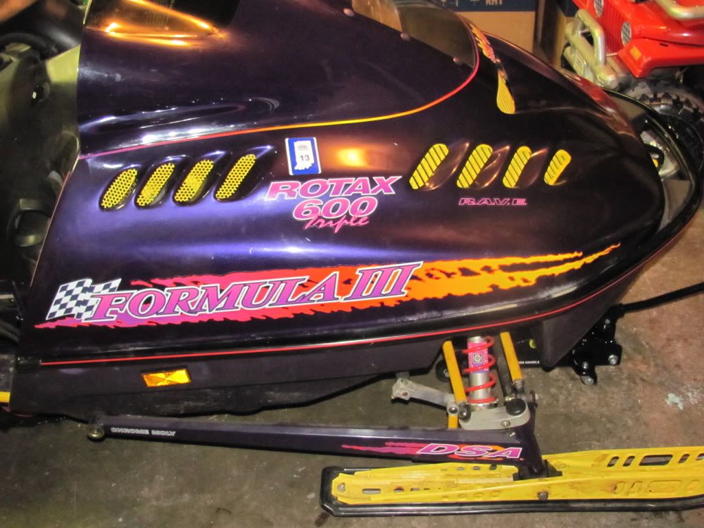 I have a 1997 F3 600 Triple and she is one fast motha!!!!! I got her going 110MPH and she screamed pretty!