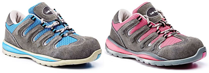 lady terrain safety shoes