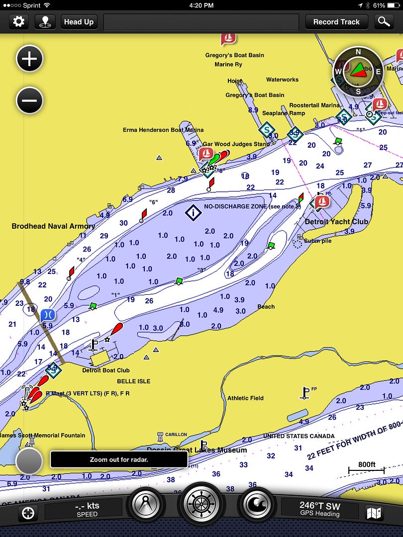 Which GPS a/Chartplotter system has the most detailed depth charts of ...