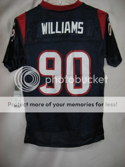 Texans Mario Williams N EQP NFL Youth Jersey Medium $  